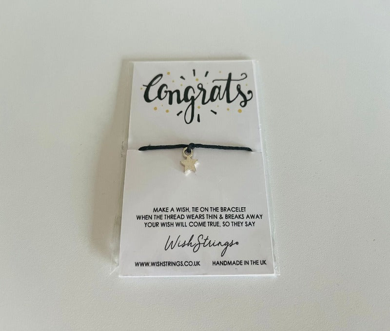Wishstrings wish bracelet - congrats