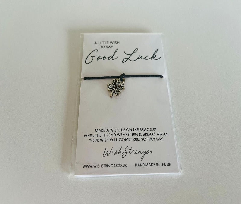 Wishstrings wish bracelet - good luck