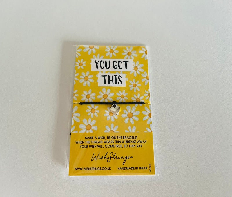 Wishstrings wish bracelet - you got this