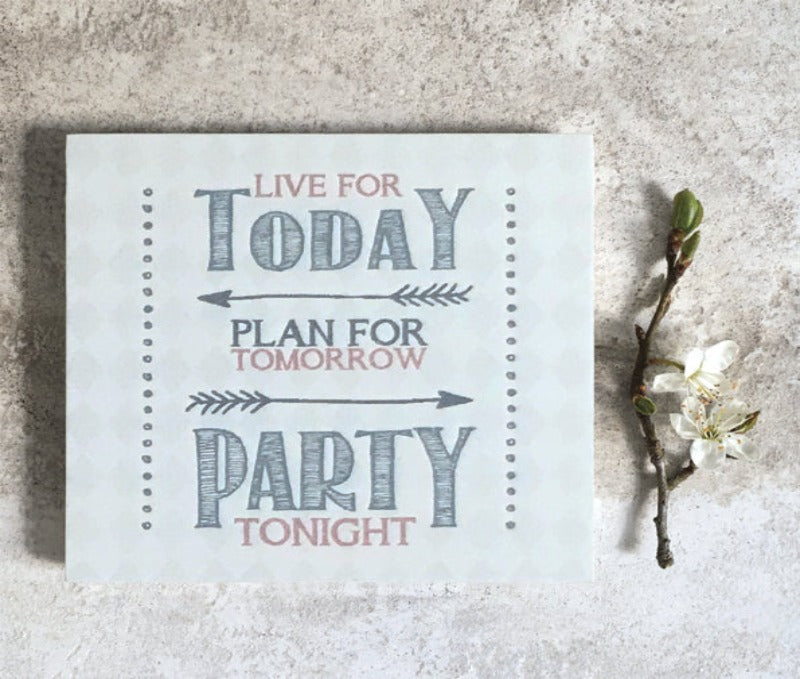 East of India - coaster - live for today