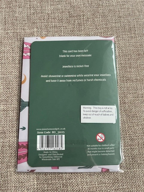 Cactus theme cheeky necklace