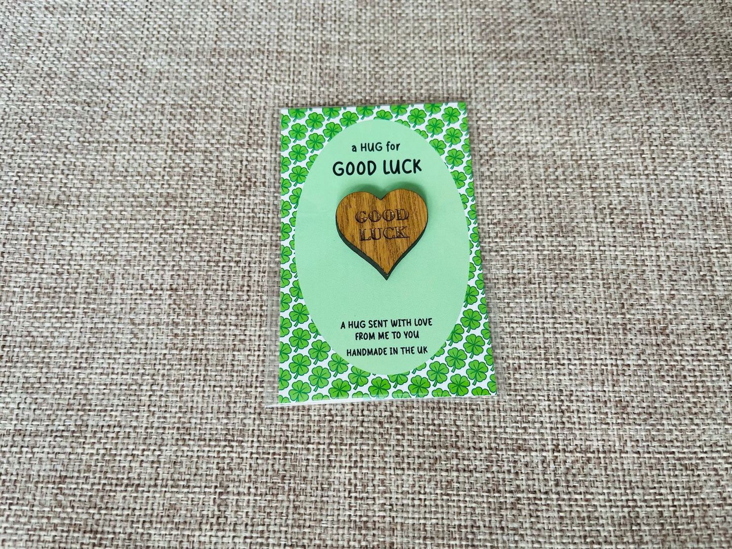 Wishstrings pocket hug - good luck