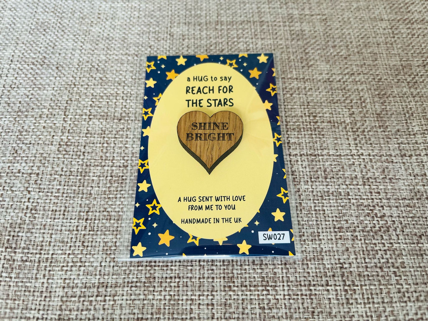 Wishstrings pocket hug - reach for the stars shine bright