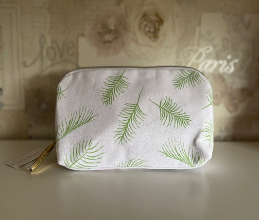 Chickidee summer botanical theme green leaf make up bag - 50% off