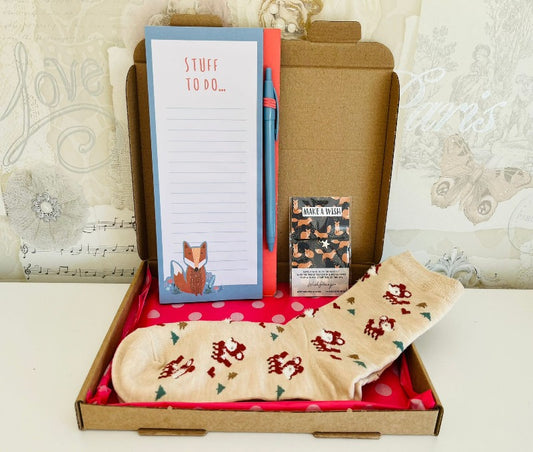 Letterbox gift - fox - free shipping!