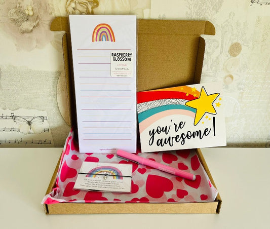 Letterbox gift - yes you can (rainbow) - free shipping