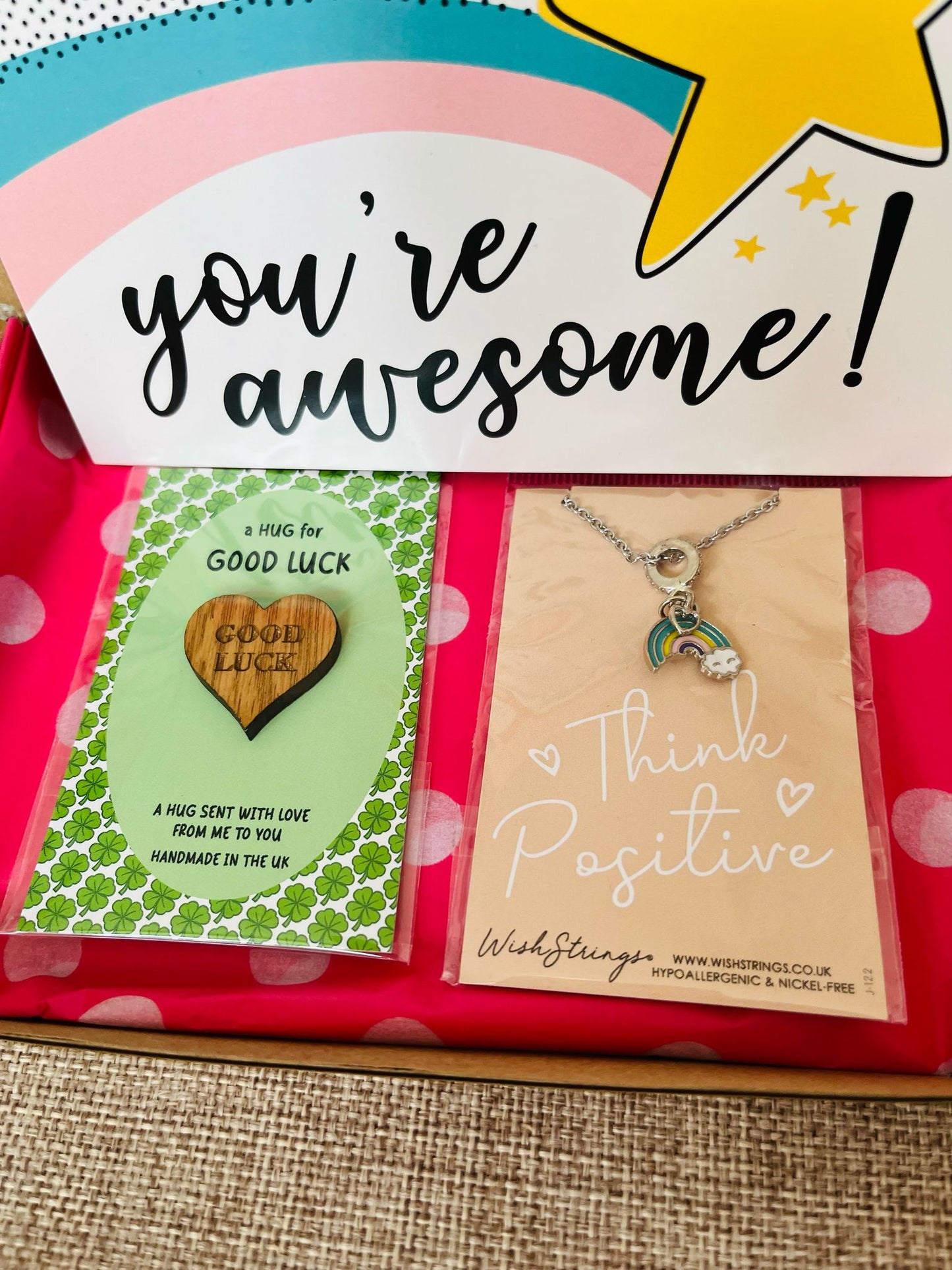 Letterbox gift - good luck - free shipping