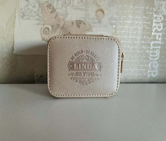 Personalised Jewellery box - be bold, be brave, be you Linda