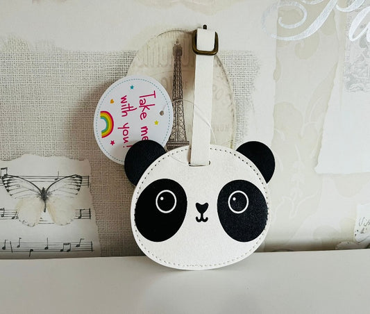 Sass & Belle - luggage tag - panda
