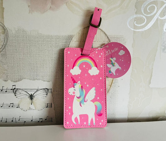 Sass & Belle - luggage tag - unicorn
