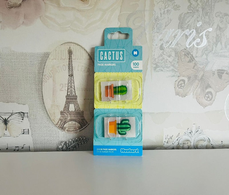 Mustard - cactus page markers