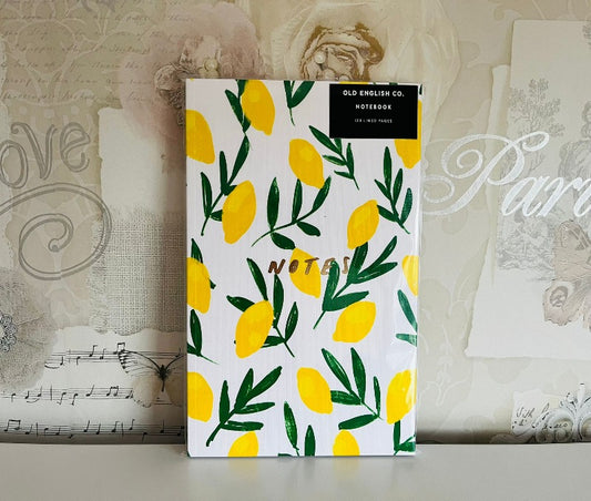 Old English Co A5 lemon notebook