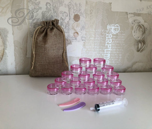 5ml sample pots - light pink (pack of 20)