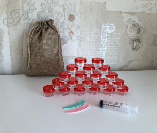 5ml sample pots - red (pack of 20)