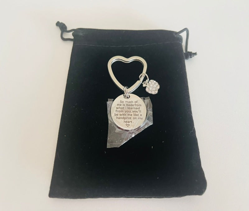 Teacher keyring - you'll be with me