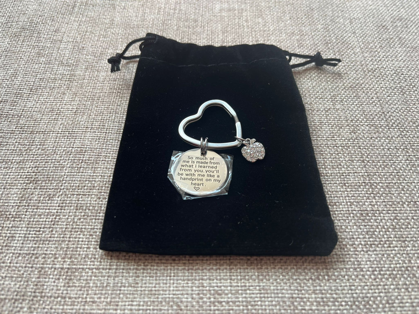 Teacher keyring - you'll be with me