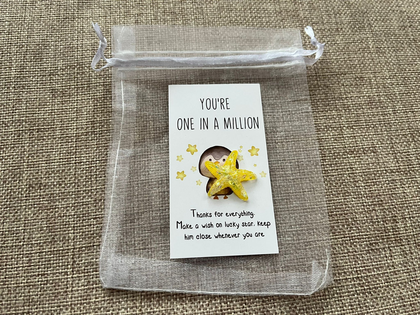You're one in a million - motivational animal token
