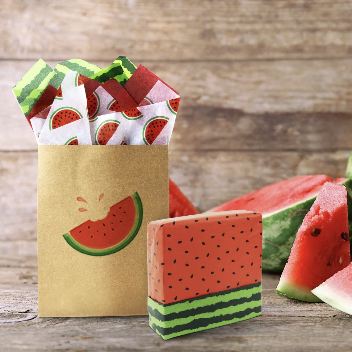 Watermelon theme tissue paper - 100 sheets