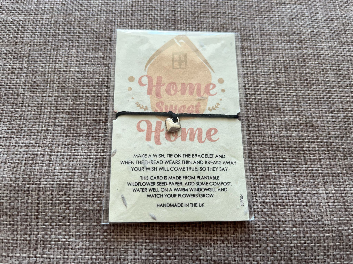 Wishstrings wish bracelet - home sweet home