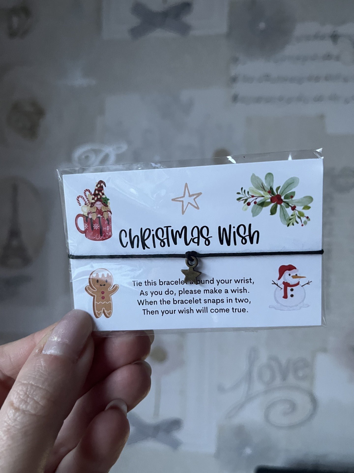 wish bracelet - Christmas