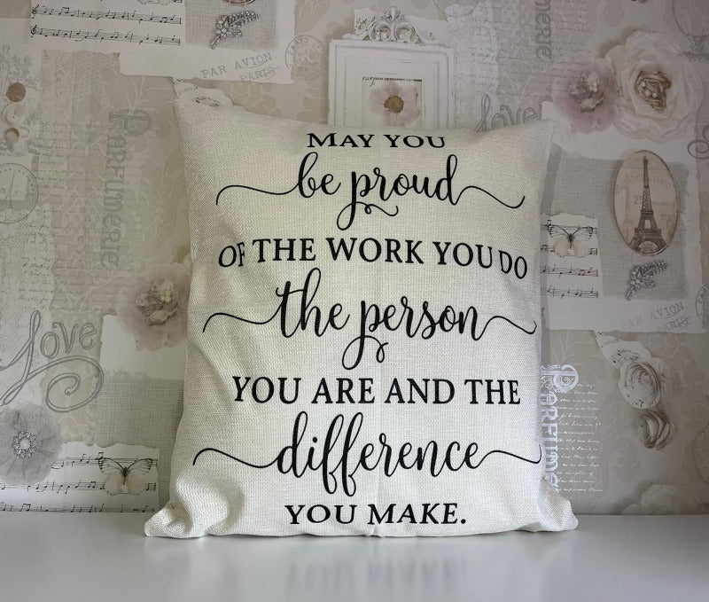 May you be proud cushion cover