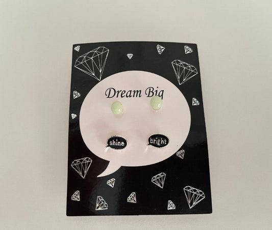 Dream big shine bright earrings