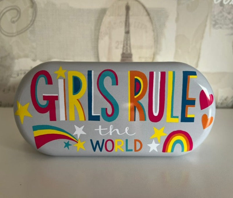 Glasses case - girls rule the world - by Rachel Ellen