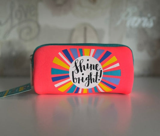 Shine Bright pencil case by Rachel Ellen