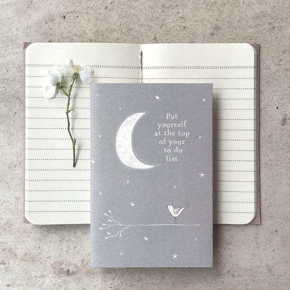 East of India - notebook -  put yourself at the top of your to do list