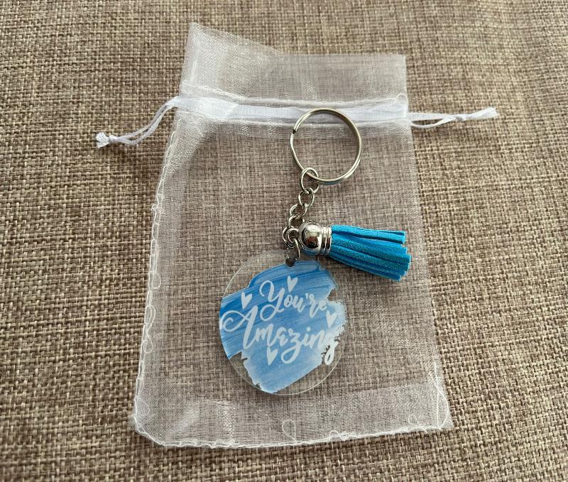 Motivational keyring - you're amazing