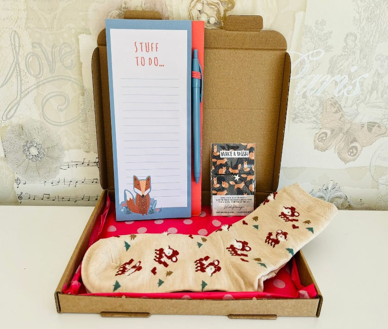 Letterbox gift - fox - free shipping!