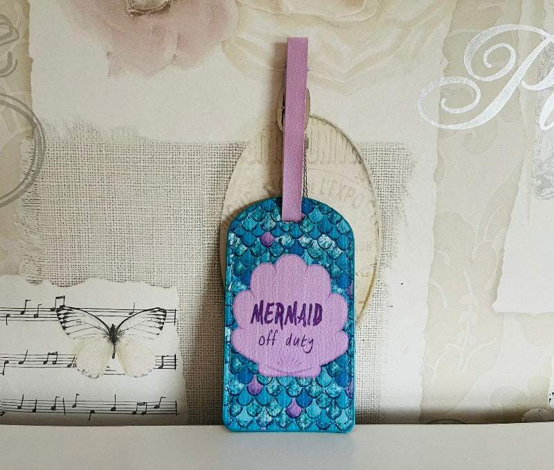 Luggage tag - mermaid