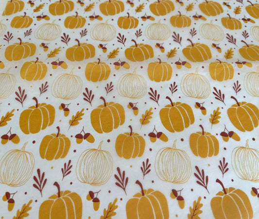 Tissue paper - pumpkin - 15 sheets