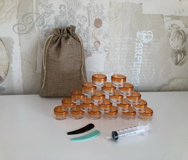 5ml sample pots - orange (pack of 20)