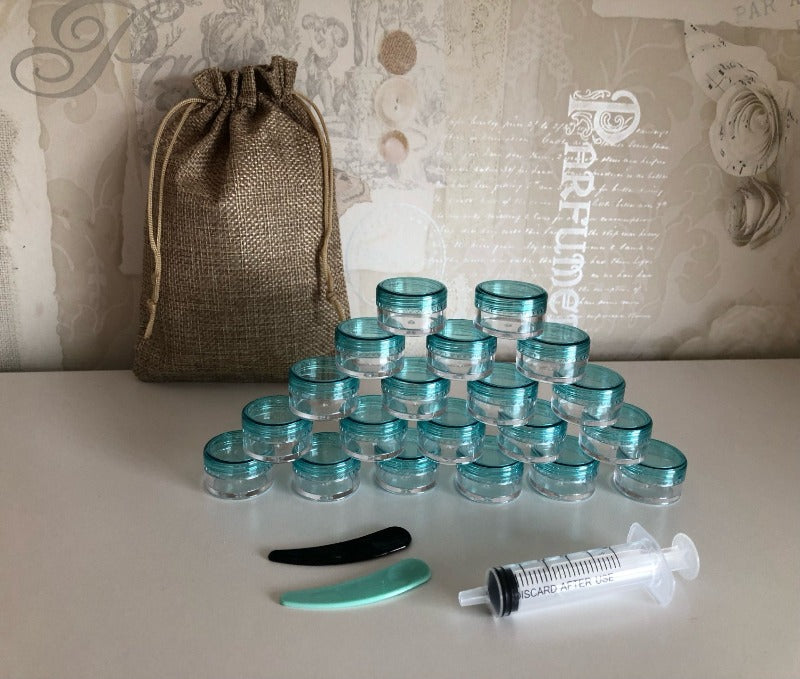 5ml sample pots - teal (pack of 20)