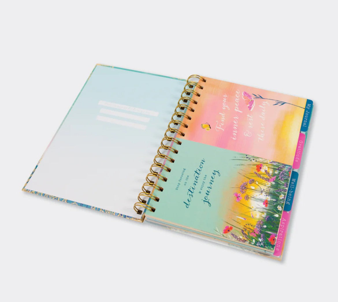 Beautiful Rachel Ellen well being planner journal