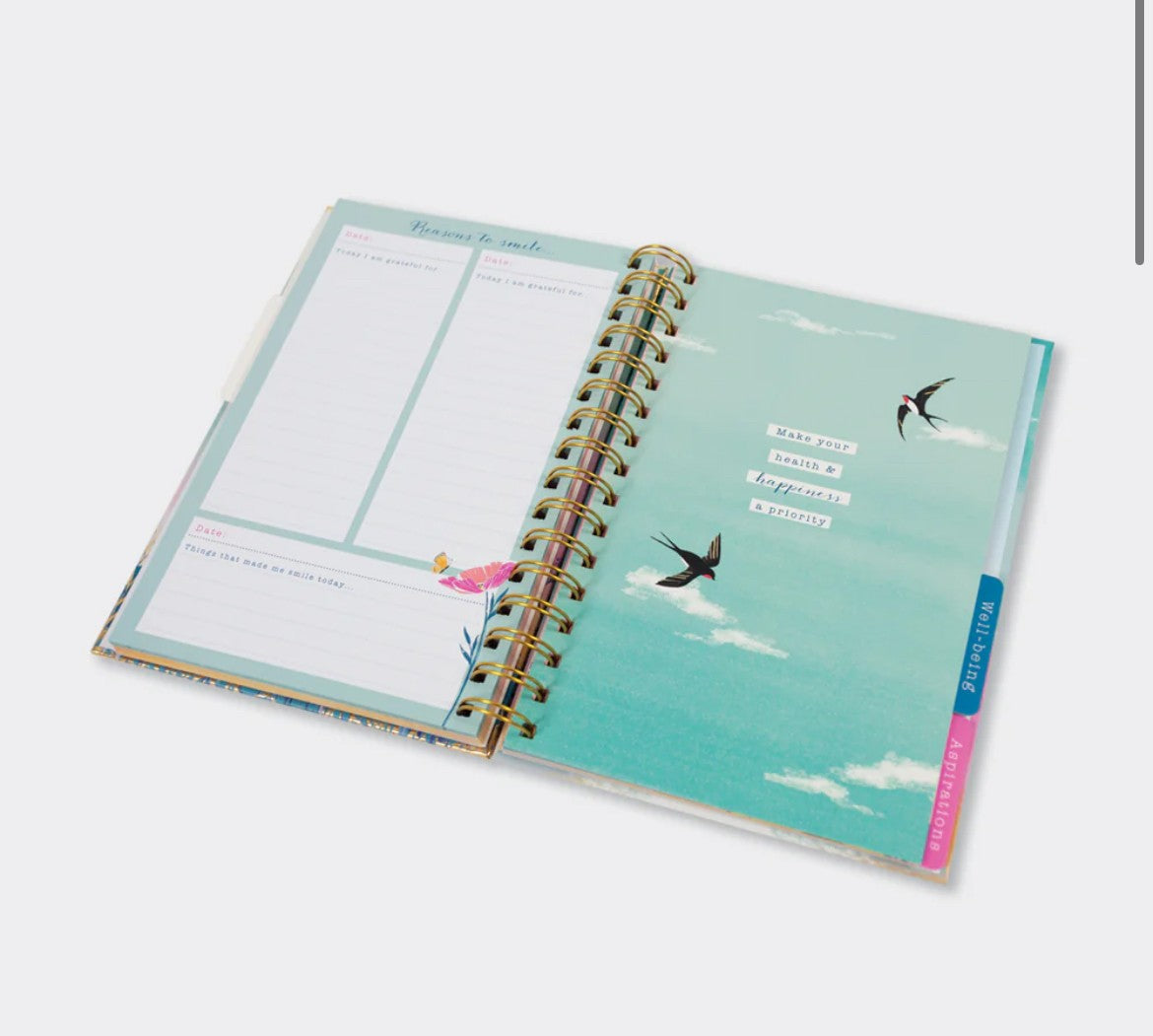 Beautiful Rachel Ellen well being planner journal