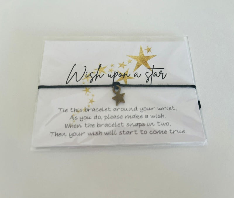 wish bracelet - wish upon a star