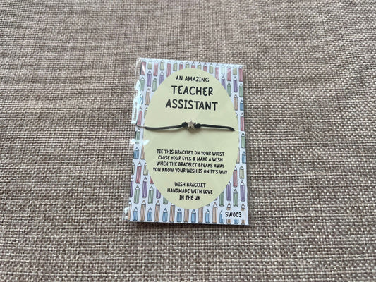 Wishstrings wish bracelet - an amazing teacher assistant