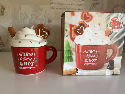 Hot Chocolate Mug Shaped Oil Burner