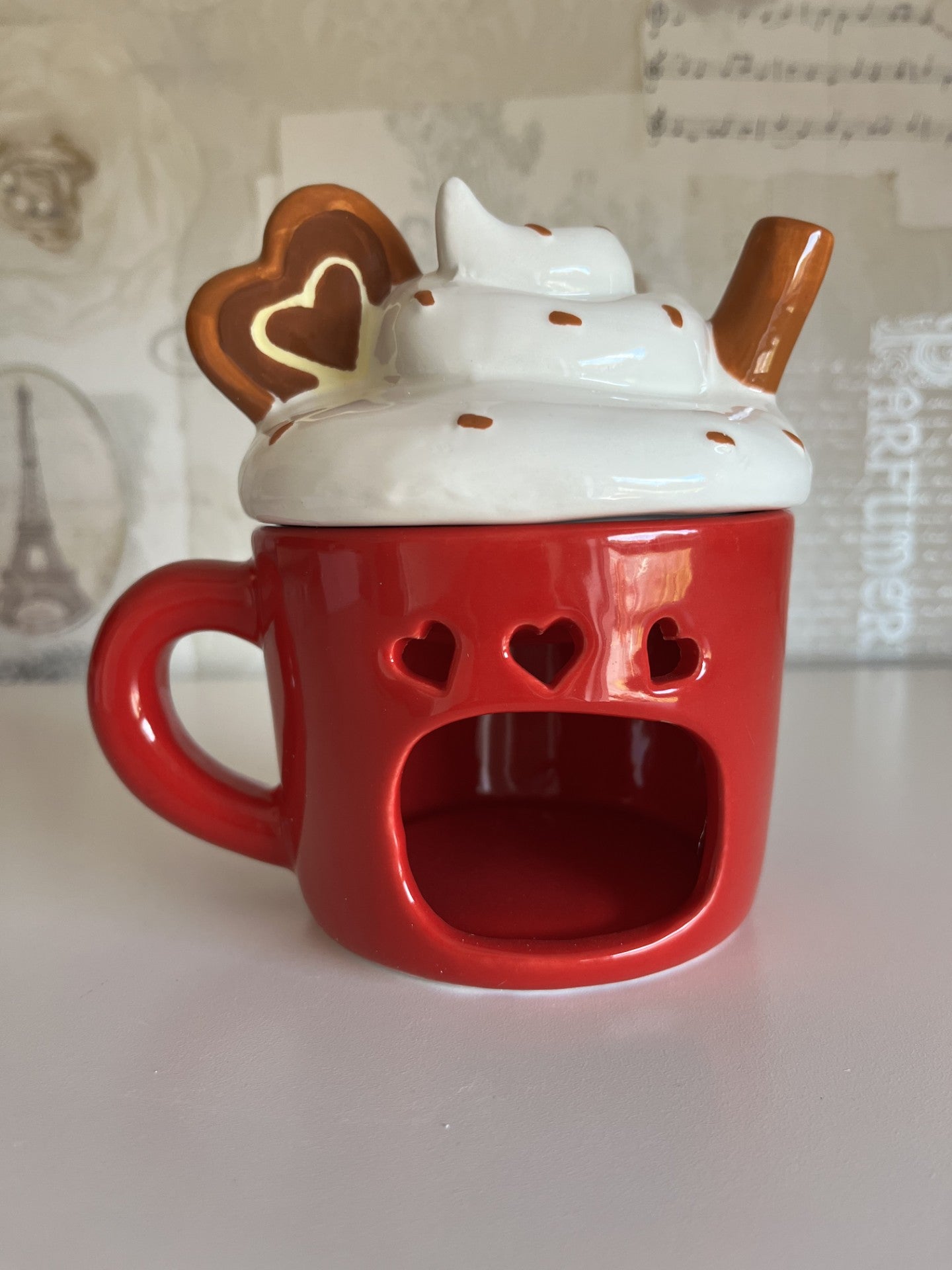 Hot Chocolate Mug Shaped Oil Burner