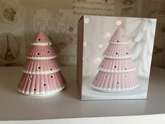 Pink Christmas Tree Oil Burner