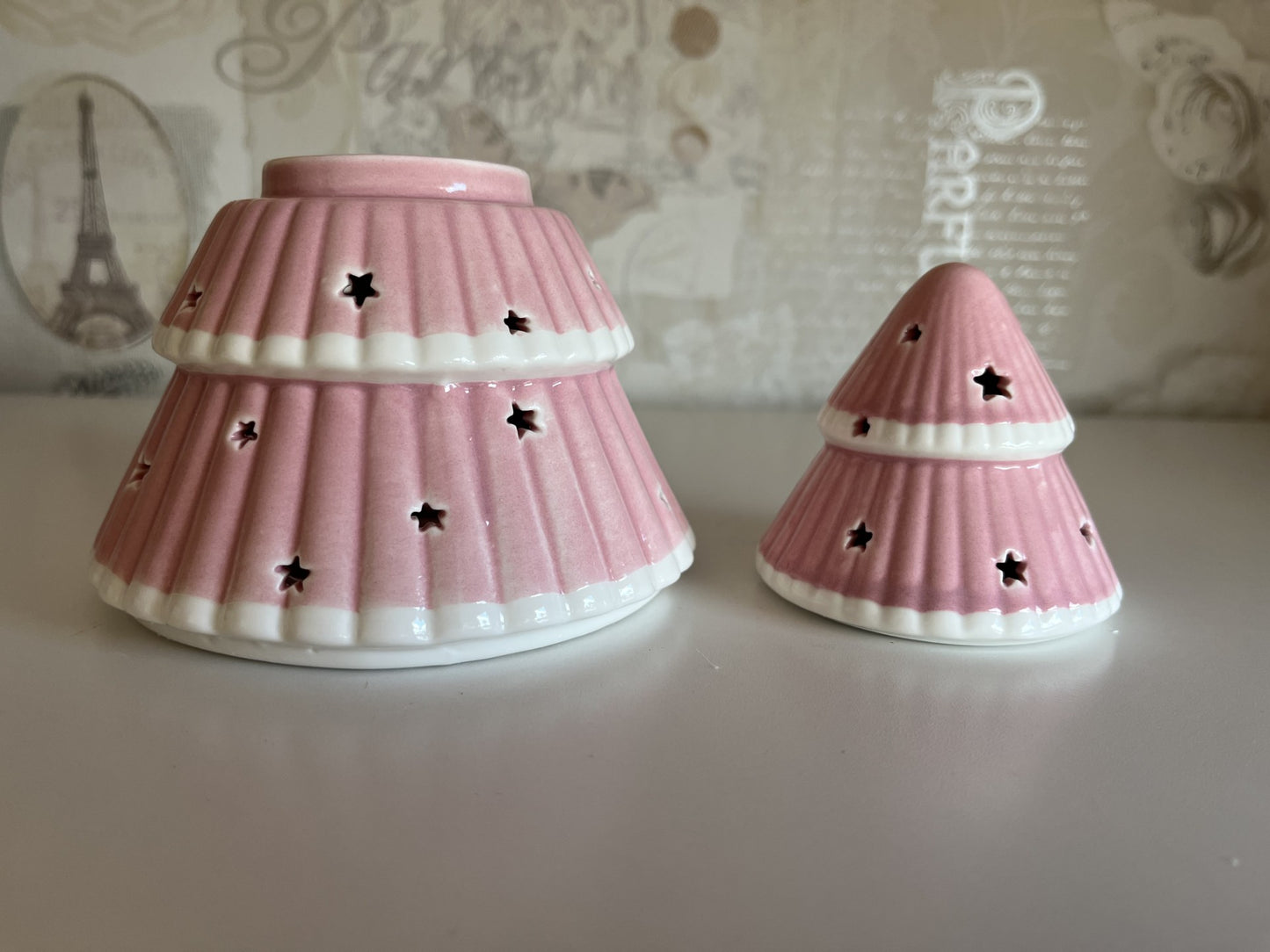 Pink Christmas Tree Oil Burner