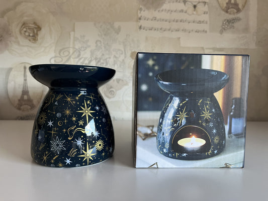Blue starry night oil or wax warmer