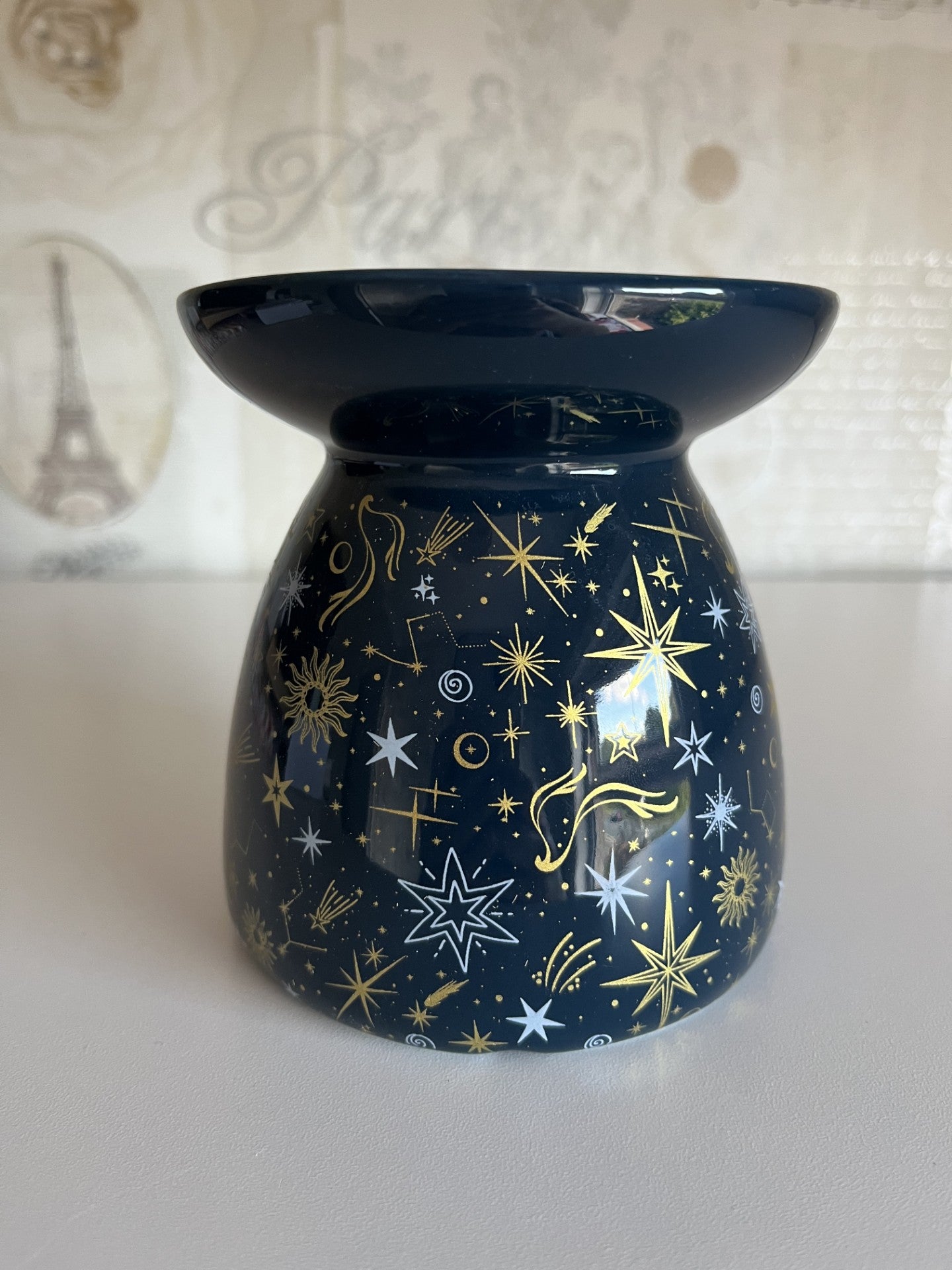 Blue starry night oil or wax warmer