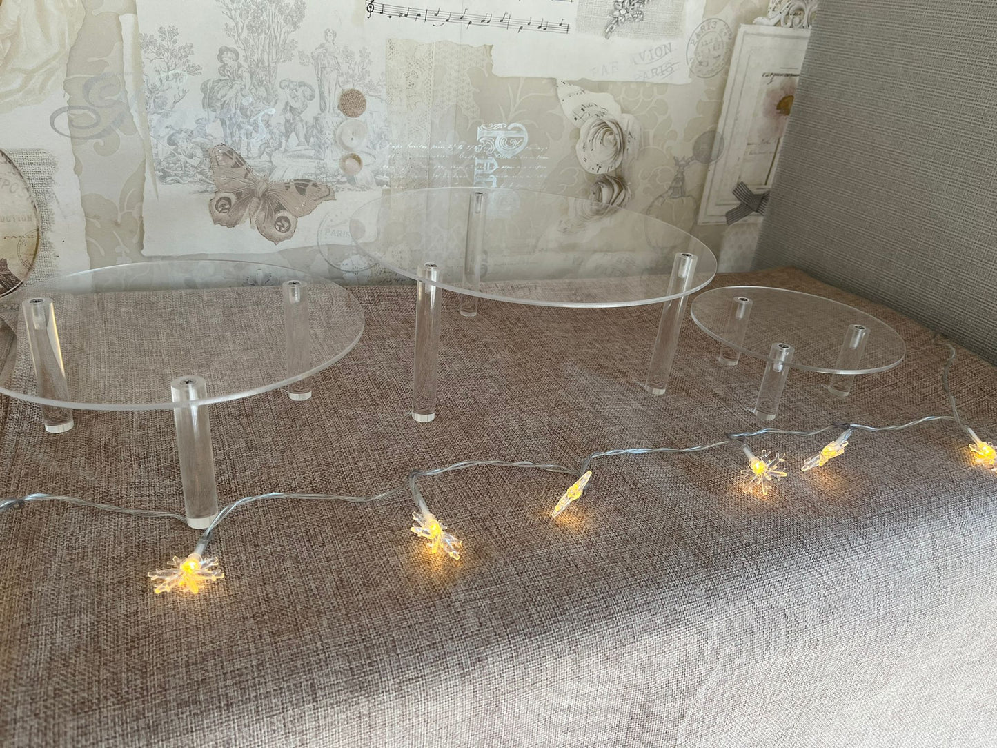 Christmas snowflake string lights (battery powered)