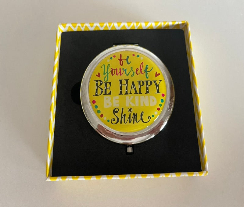 Compact mirror by Rachel Ellen Designs - be yourself