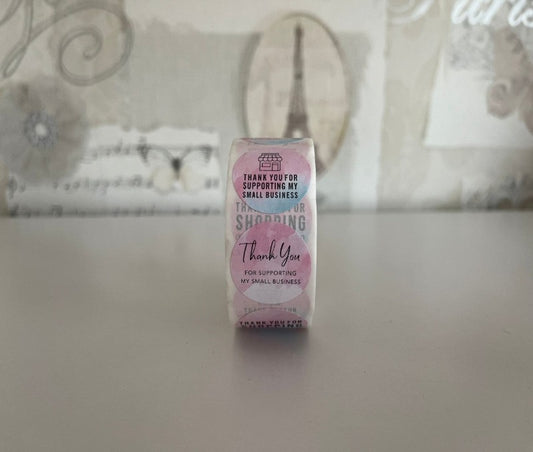 Thank you stickers - thank you for supporting my small business